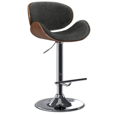 Avondale Bentwood Adjustable Height Gas Lift Barstool - WyndenHall