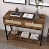 COZONY Entryway Console Table with 2 Drawers, Sofa Table Hallway Storage, Modern Farmhouse Accent Table - 3 of 4
