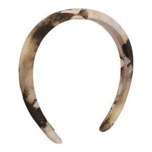 Unique Bargains Women's Elegant Ink Wide Sponge Hairband 6.30"x5.71" 1 Pc - 1 of 3