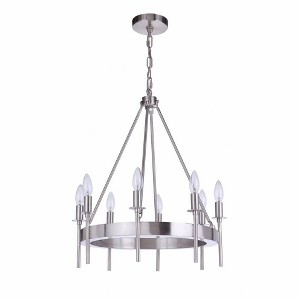 Craftmade Lighting 8 - Light Chandelier in  Brushed Polished Nickel - 1 of 3