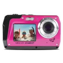 Minolta 48.0-Megapixel Waterproof Digital Camera (Pink)
