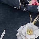 navy floral