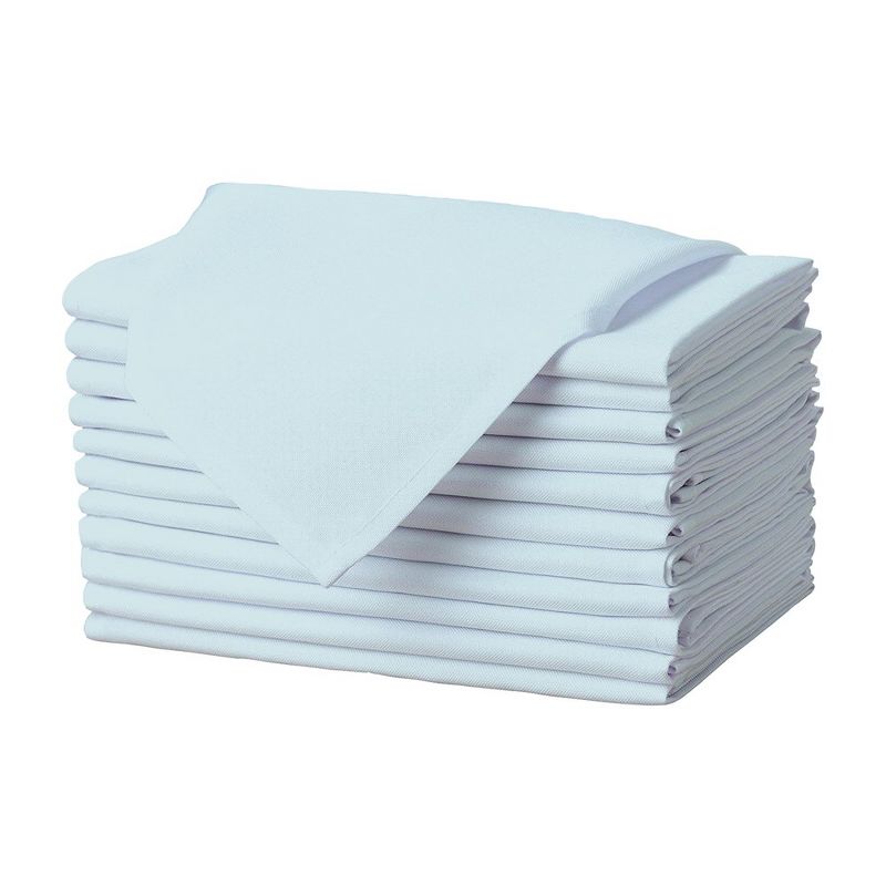 Gee Di Moda Cloth Napkins - 17 x 17 Inch - Heavy Duty Washable Polyester - Set of 12, 4 of 5