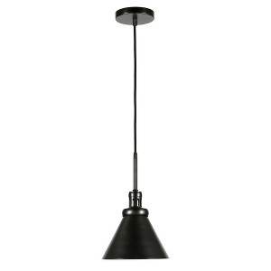 Hudson and Canal 8.5" Wide Pendant with Metal Shade - 1 of 4