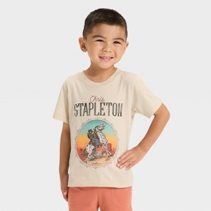 Toddler Boys' Chris Stapleton T-Shirt - Beige - 1 of 4