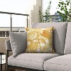 Outdoor Decor by Commonwealth Yellow Plant Print Outdoor Pillow Cover 18" x 18" Multi (Cover Only) - 2 of 4