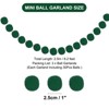 Unique Bargains Party Decorative Polyester Yarn Pom Pom Ball Garlands 3 Pcs - 2 of 4