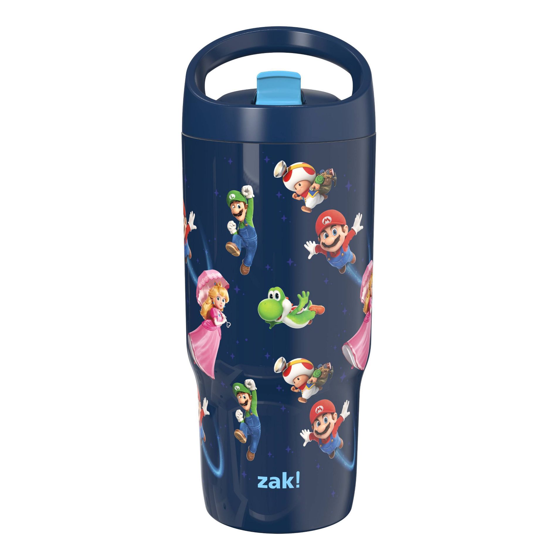 Zak Designs Mario Movie 2 20oz Stainless Steel Double Wall Vacuum Sutton Clutch Siply Tumbler