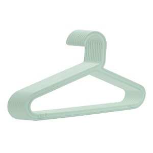 REGALWOVEN Durable Space Saving Plastic Colorful Clothes Hangers 10 Pcs - 1 of 4
