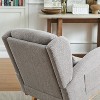 CAVINAS Modern Rocking Chair with High Backrest and Side Pockets,Living Room Lounge Accent Chair,Modern Lazy Chair,Living Room Furniture - 3 of 4