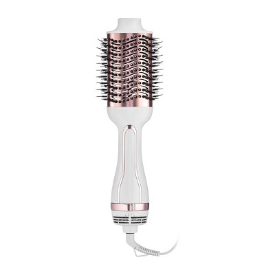 StyleCraft Hot Body Ionic 2-in-1 Blowout Brush Hair Dryer, 3.5"-inch Barrel, White