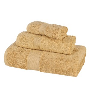 Organic Cotton Medium Weight Solid Towel Set by Blue Nile Mills - 1 of 4