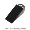 Unique Bargains Door Stop Under-Door Installation with Handle Stianless Steel Rubber 3.74"x1.97"x1.26" 1 Pc - 3 of 4