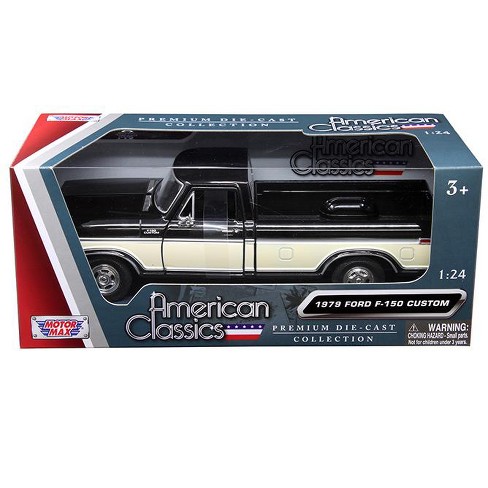 1979 Ford F 150 Pickup Truck 2 Tone Black Cream 1 24 Diecast Model Car By Motormax Target