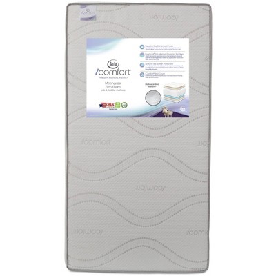 serta sertapedic moongaze crib and toddler mattress