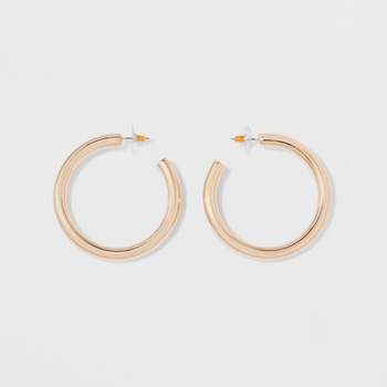 Thick Hoop Earrings - A New Day™ Rose Gold