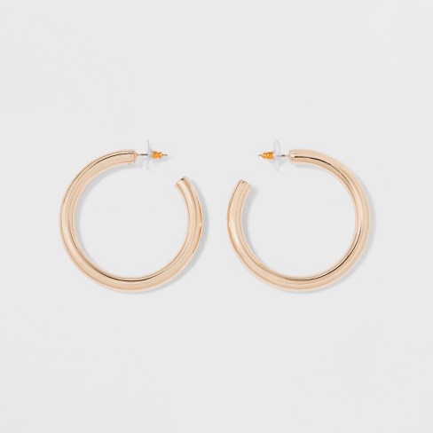 Thick Hoop Earrings - A New Day Gold