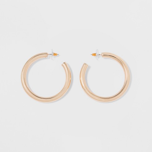 gold earrings hoops