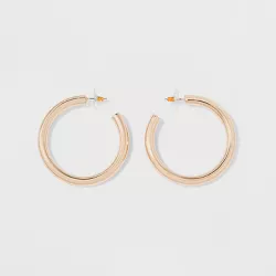 Thick Hoop Earrings - A New Day™ Gold