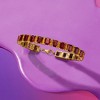 Ross-Simons 25.00 ct. t.w. Garnet Bracelet With 2.00 ct. t.w. Citrines in 18kt Gold Over Sterling - 3 of 4