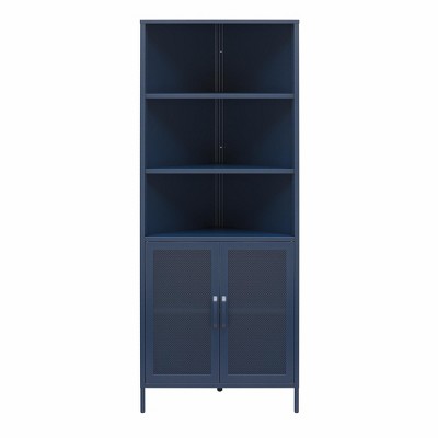 Novogratz Channing Corner Storage Cabinet with 2 Doors
