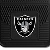 Fanmats 27 x 17 Inch Universal Fit All Weather Protection Vinyl Front Row Floor Mat 2 Piece Set for Cars, Trucks, and SUVs, NFL Las Vegas Raiders - 3 of 4