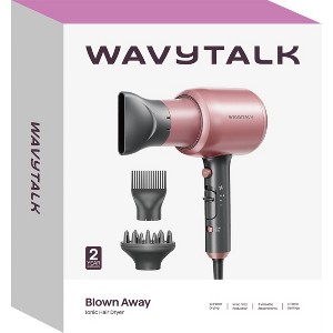 Wavytalk Ionic Hair Dryer - Pink - 250 Watts - 1 of 4