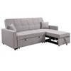 Ridstar 3-Seater Sofa Convertible Bed For Living Room-Light Gray - 3 of 4