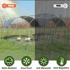 LAOTIES Large Metal Chicken Coop With Steel Frame,Waterproof Cover And Wire Mesh (9''W x 18''L x 6''H) - 3 of 4