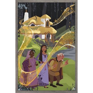 Trends International Disney Wish - Collage Poster 1 (Family) Framed Wall Poster Prints - 1 of 4