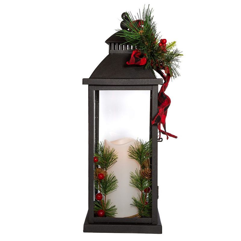 Kurt Adler 16.5-Inch Battery-Operated Decorative Lantern with Candle, 3 of 7