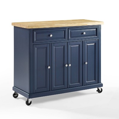 Madison Kitchen Cart Navy - Crosley