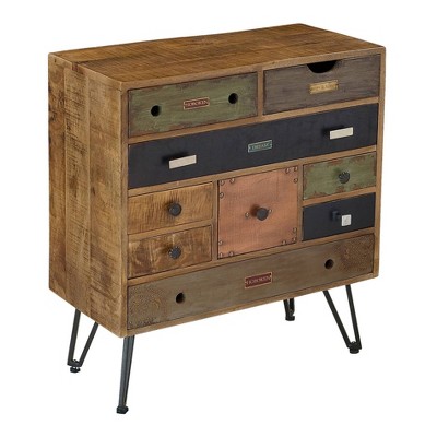 Ventura 9 Drawer Chest Brown - Treasure Trove Accents