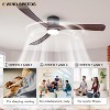HUMHOLD Wood Ceiling Fan with Lights and Remote for Bedroom, Living Room - 3 of 4