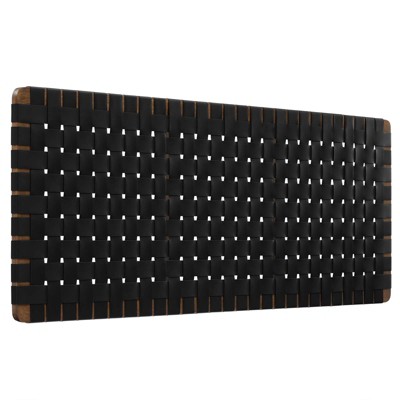 Modway Sparta Weave Wall-Mount Queen Vegan Leather Headboard