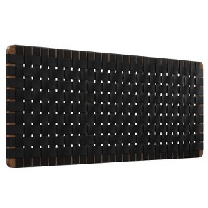 Modway Sparta Weave Wall-Mount Queen Vegan Leather Headboard - 1 of 4