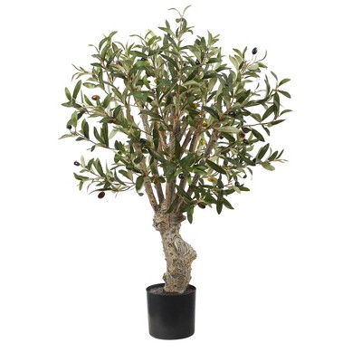 Nearly Natural 2-ft Olive Artificial Tree