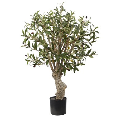 Nearly Natural 4.5’ Olive Artificial Tree : Target