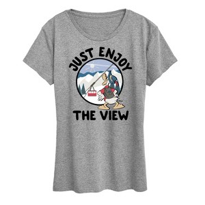 Women's - Disney - Just Enjoy The View Short Sleeve Graphic T-Shirt - 1 of 4