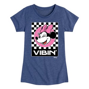 Girls' - Disney - Minnie Mouse Fitted Short Sleeve Graphic T-Shirt - 1 of 4