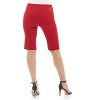 Rekucci Women's Ease into Comfort Pull-On Modern City Shorts – Chic Office to Casual Style with Wide Waistband - 3 of 4