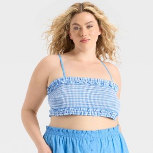 Women's Woven Bandeau Bralette - Colsie™ - 1 of 3