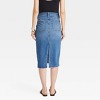 Midi Maternity Denim Skirt - Isabel Maternity by Ingrid & Isabel™ Medium Wash - image 2 of 4