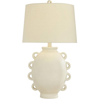 Possini Euro Design Possini Euro Loop 31 1/2" Modern White Jar Table Lamp