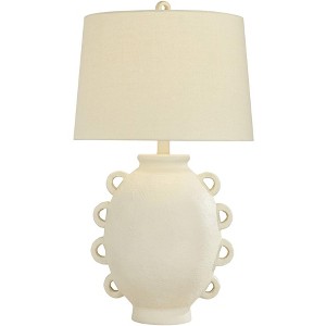 Possini Euro Design Possini Euro Loop 31 1/2" Modern White Jar Table Lamp - 1 of 4
