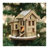 Old World Christmas Ginger Cottages Wooden Ornament, Ginger Man Grist Mill - 2 of 3