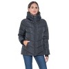 Women's Puffer Jacket with Cozy Faux Fur - S.E.B. By Sebby - 4 of 4
