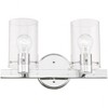 Livex Lighting Munich 2 - Light Vanity in  Polished Chrome - 3 of 4