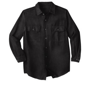 Boulder Creek by KingSize Men's Big & Tall Long Sleeve Moleskin Shirt - 1 of 2