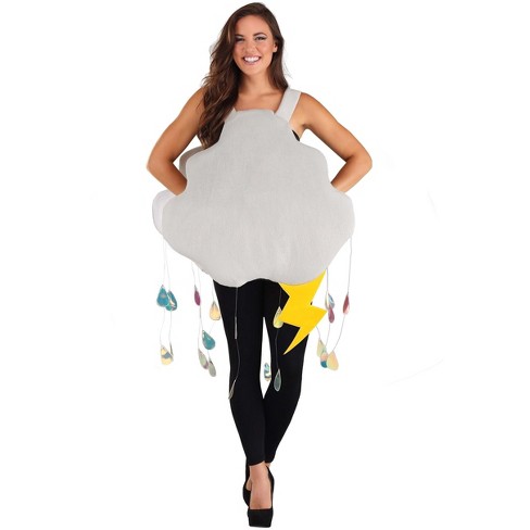 HalloweenCostumes One Size Women Rain Cloud Womens Costume Yellow Gray Gray